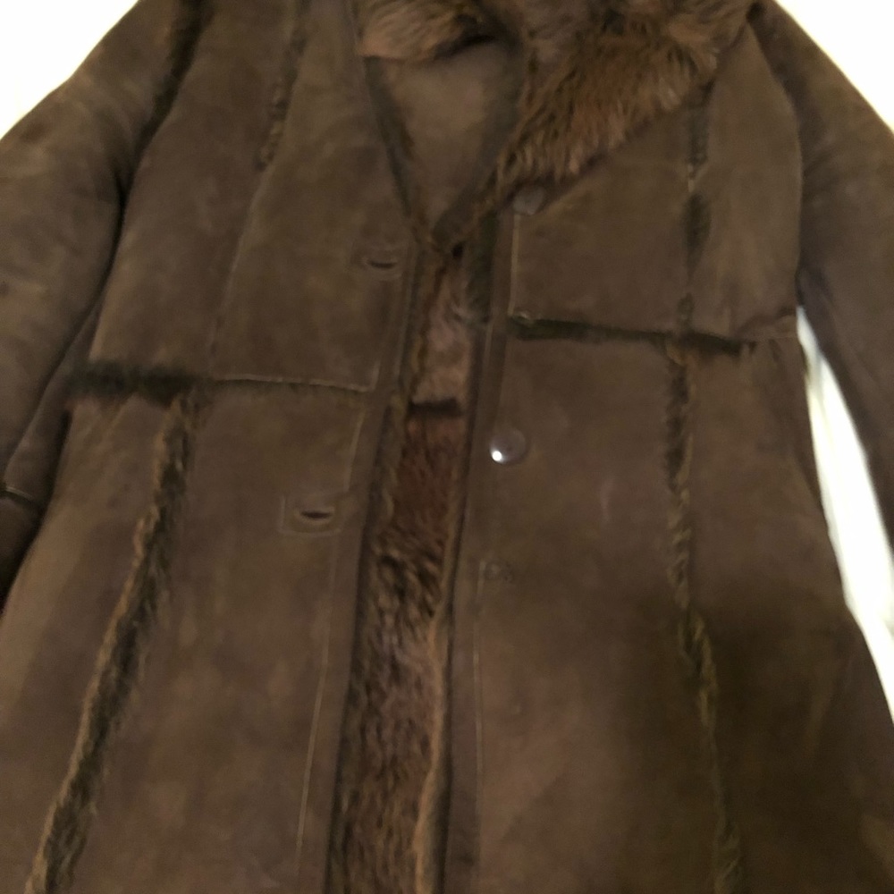Shearling Jacket Size 36. Reversible. - image 2